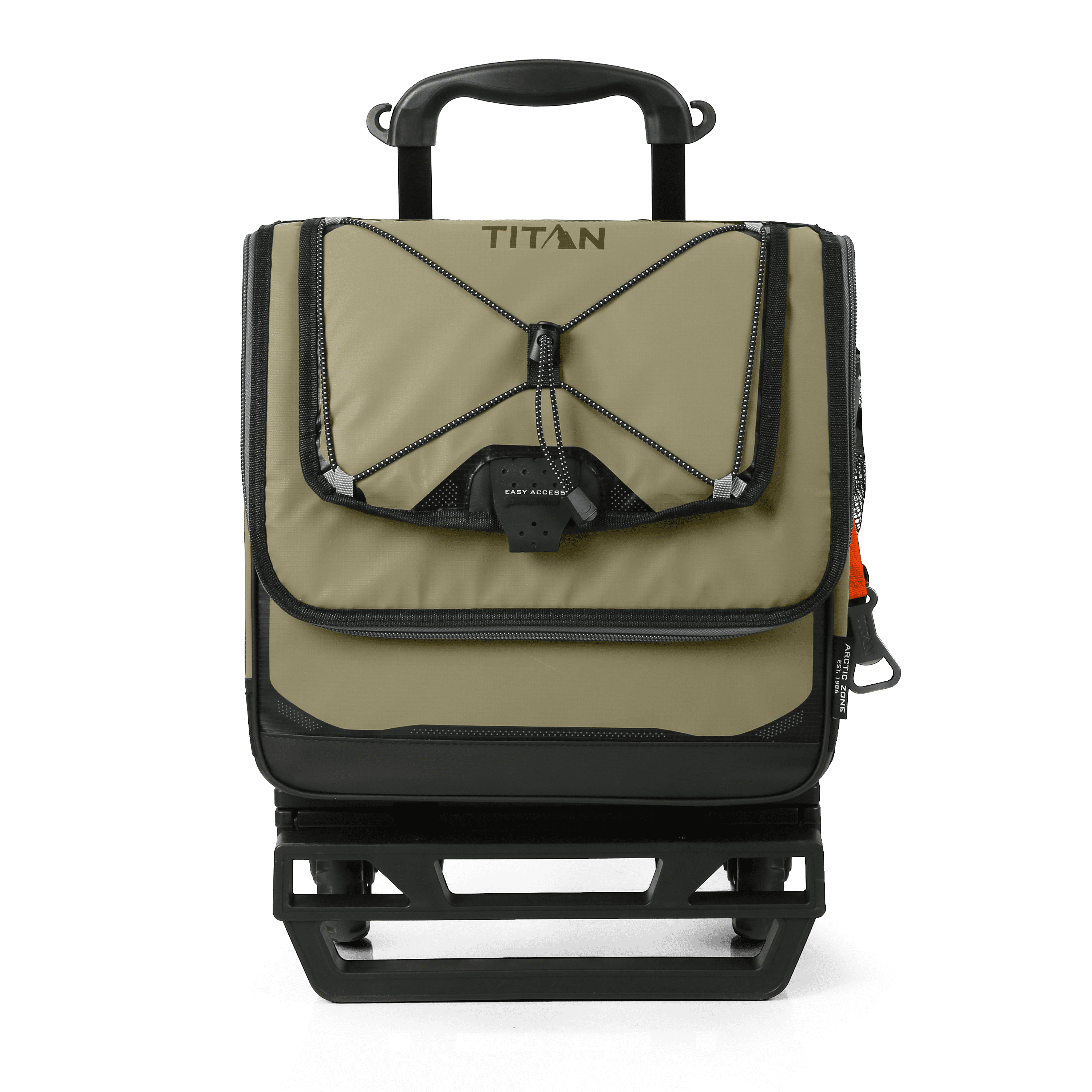 Arctic Zone® Titan Deep Freeze® 60(50+10) Can/40 Quart Wheeled Cooler - Process Blue