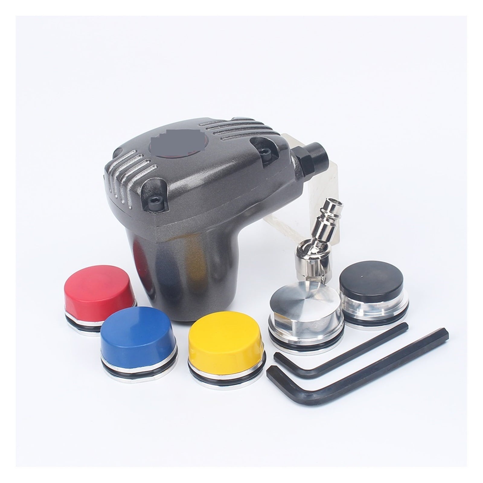 Air Palm Hammer Automatic Hammers Pneumatic Hammer Hand-held Air Palm Hammer 6 Different Hardness Tips For Body Repair Plastic Inlay Assembly