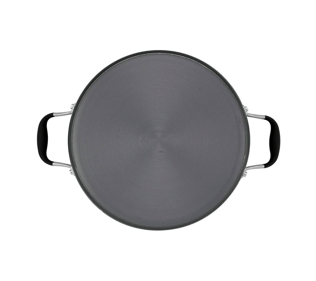 Anolon Advanced Hard-Anodized Nonstick 12-Piece Cookware Set, Gray