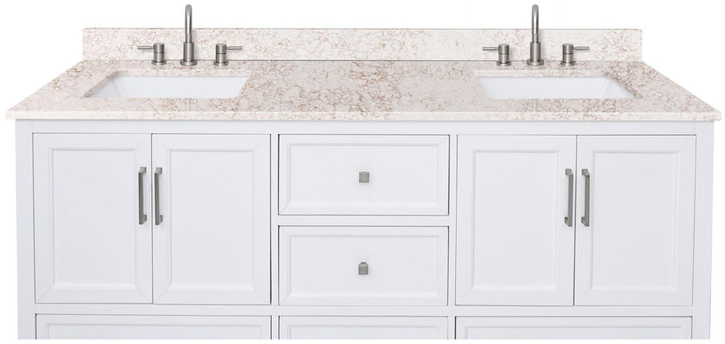 Avanity Qut73-Rs 73" Quartz Vanity Top - Copper