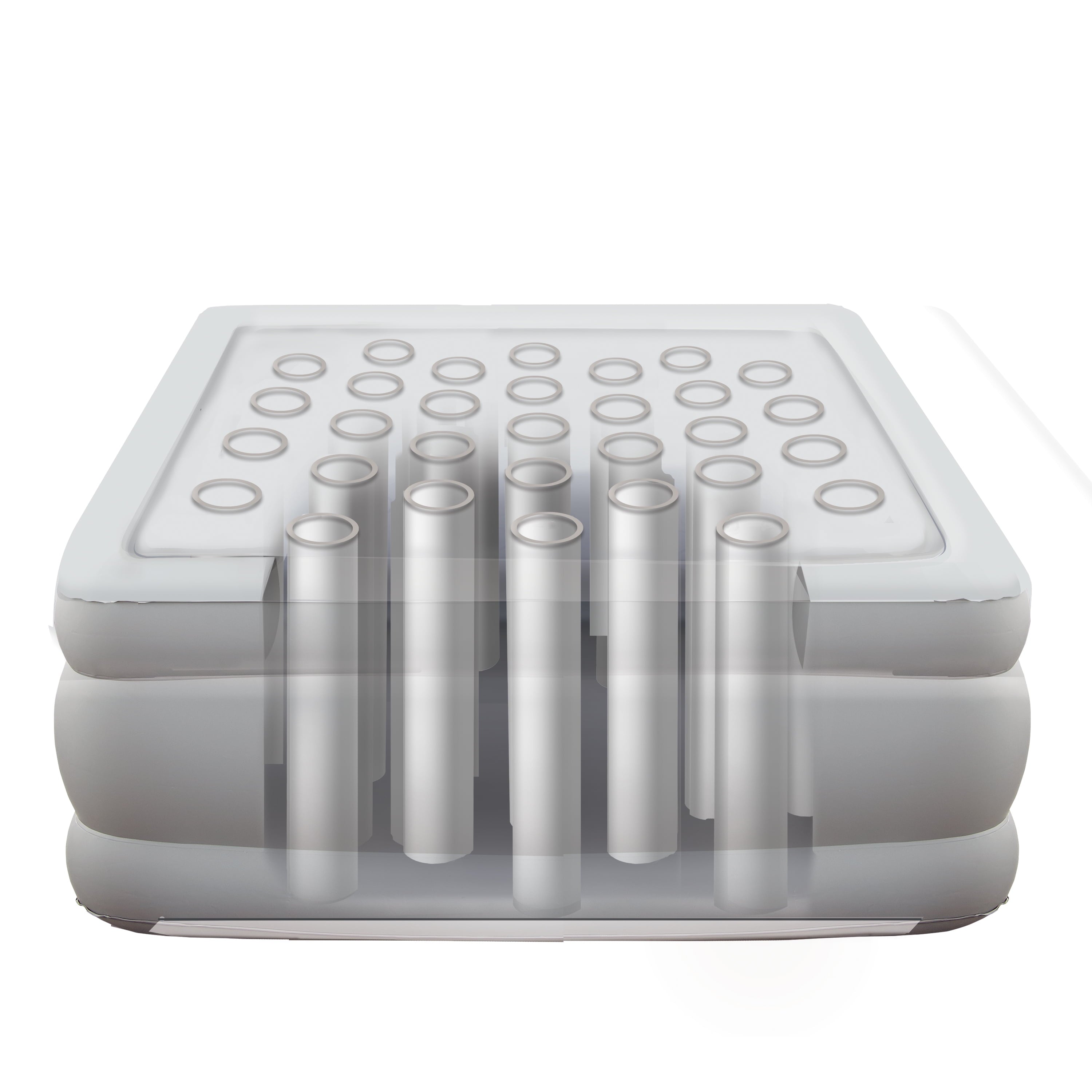 Beautyrest Sky Rise 18" Queen Air Bed Mattress, Raised Inflatable Blow-up Bed, Powerful Pump, Adjustable Firmness