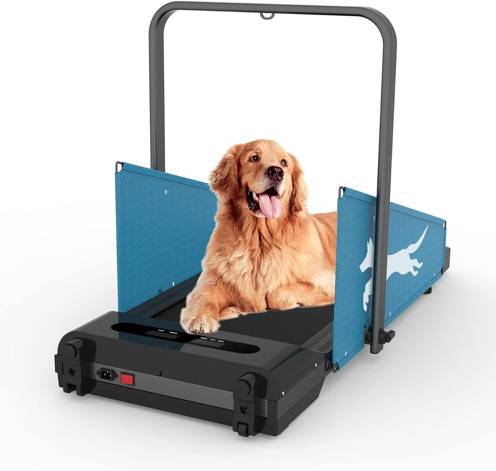 2-in-1 Dog Treadmill for Home - 220lbs Weight Capacity Folding Pet Training Machine Exercise Workout Foldable Running Machine Portable for Running Walking, Easy Installation