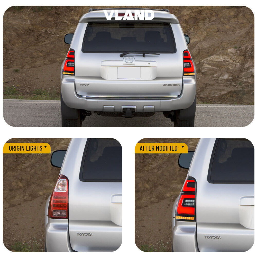 2003-2009 Toyota 4Runner Full LED Rear Tail Lights Assembly