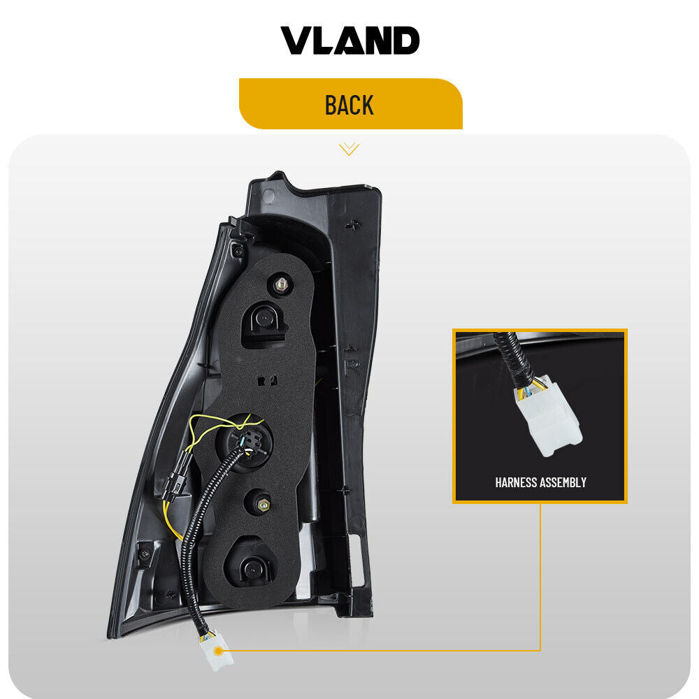 2003-2009 Toyota 4Runner Full LED Rear Tail Lights Assembly