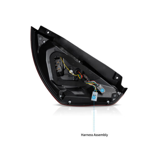 2009-2017 Ford Fiesta Hatchback LED Taillights Assembly