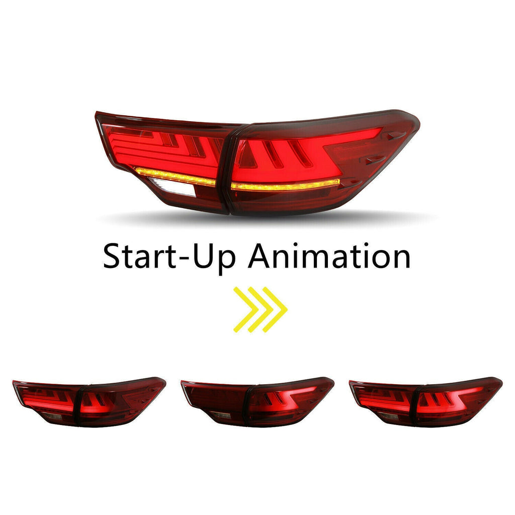 2014-2019 Toyota Highlander LED Taillights Assembly (pair)
