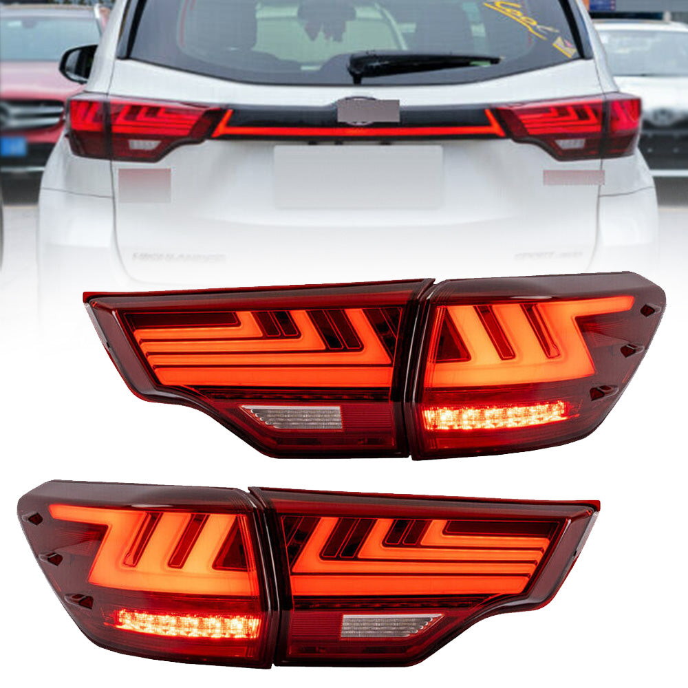 2014-2019 Toyota Highlander LED Taillights Assembly (pair)