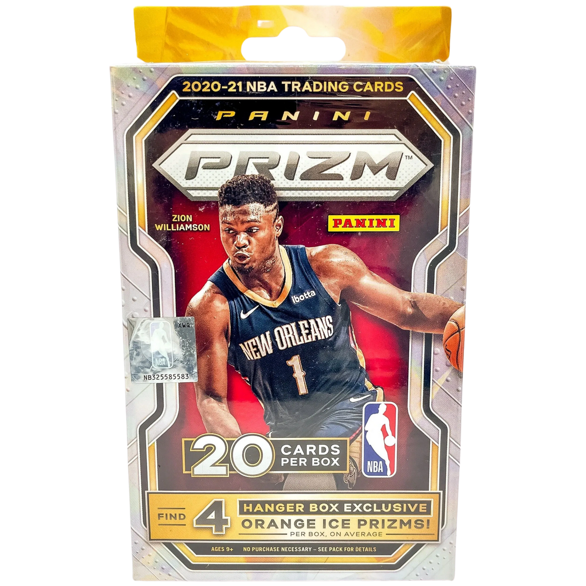2020-21 Panini Prizm NBA Basketball Trading Cards Hanger Box | 20 Cards