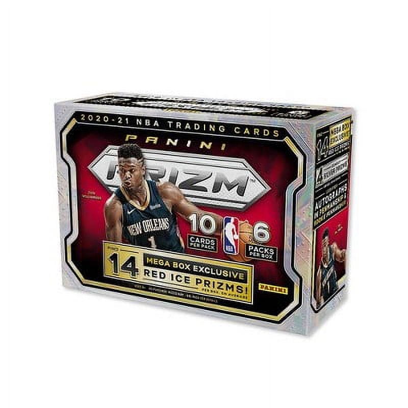 2021 Panini NBA Prizm Basketball Trading Card Mega Box - Red Ice Exclusives