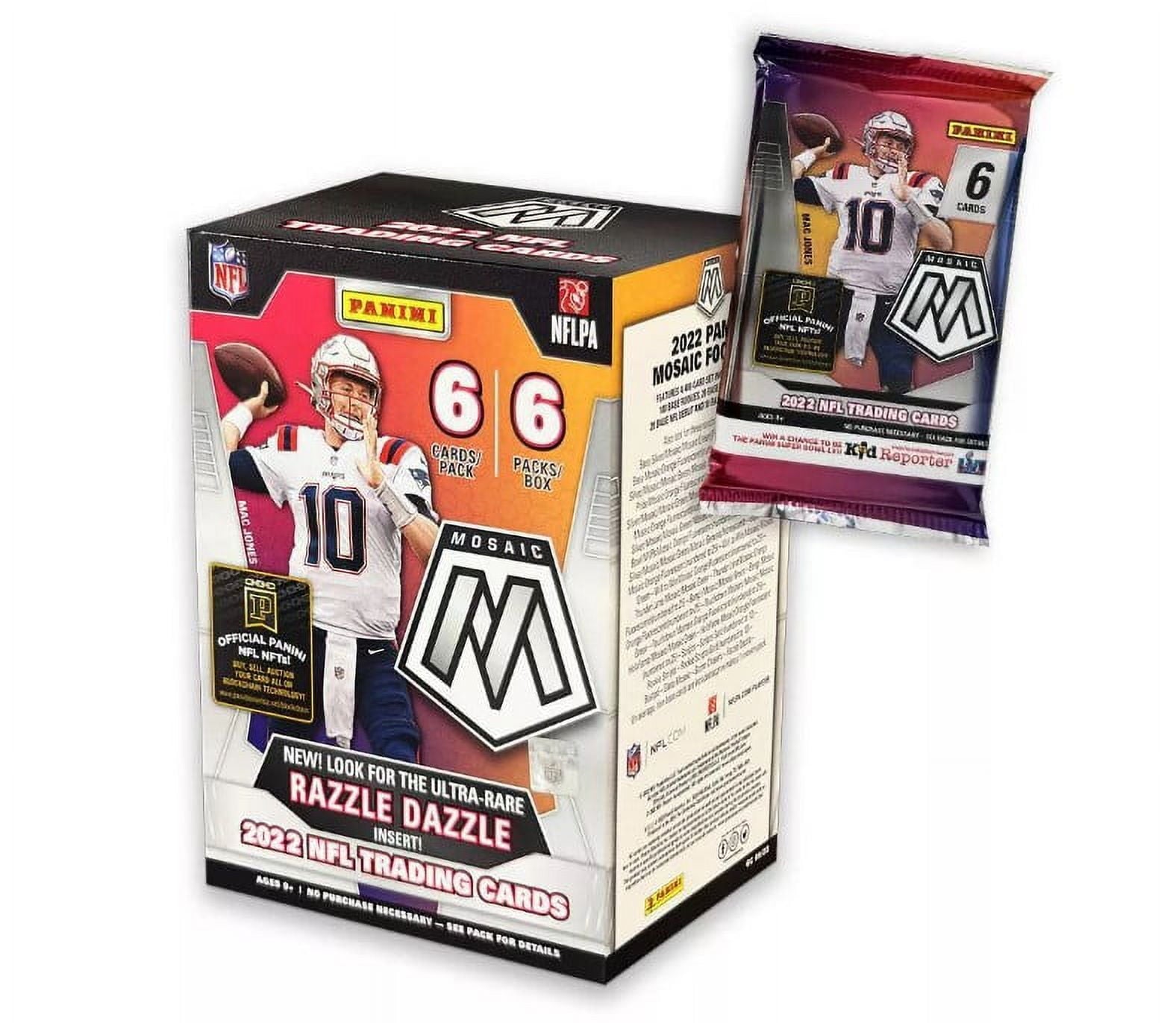 2022 Panini NFL Mosaic Football Trading Card Blaster Box