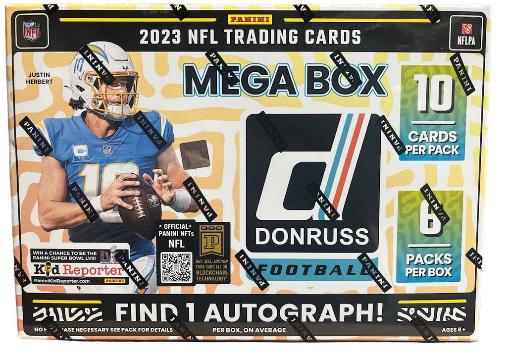 2023 Panini NFL Donruss Football Trading Card Mega Box