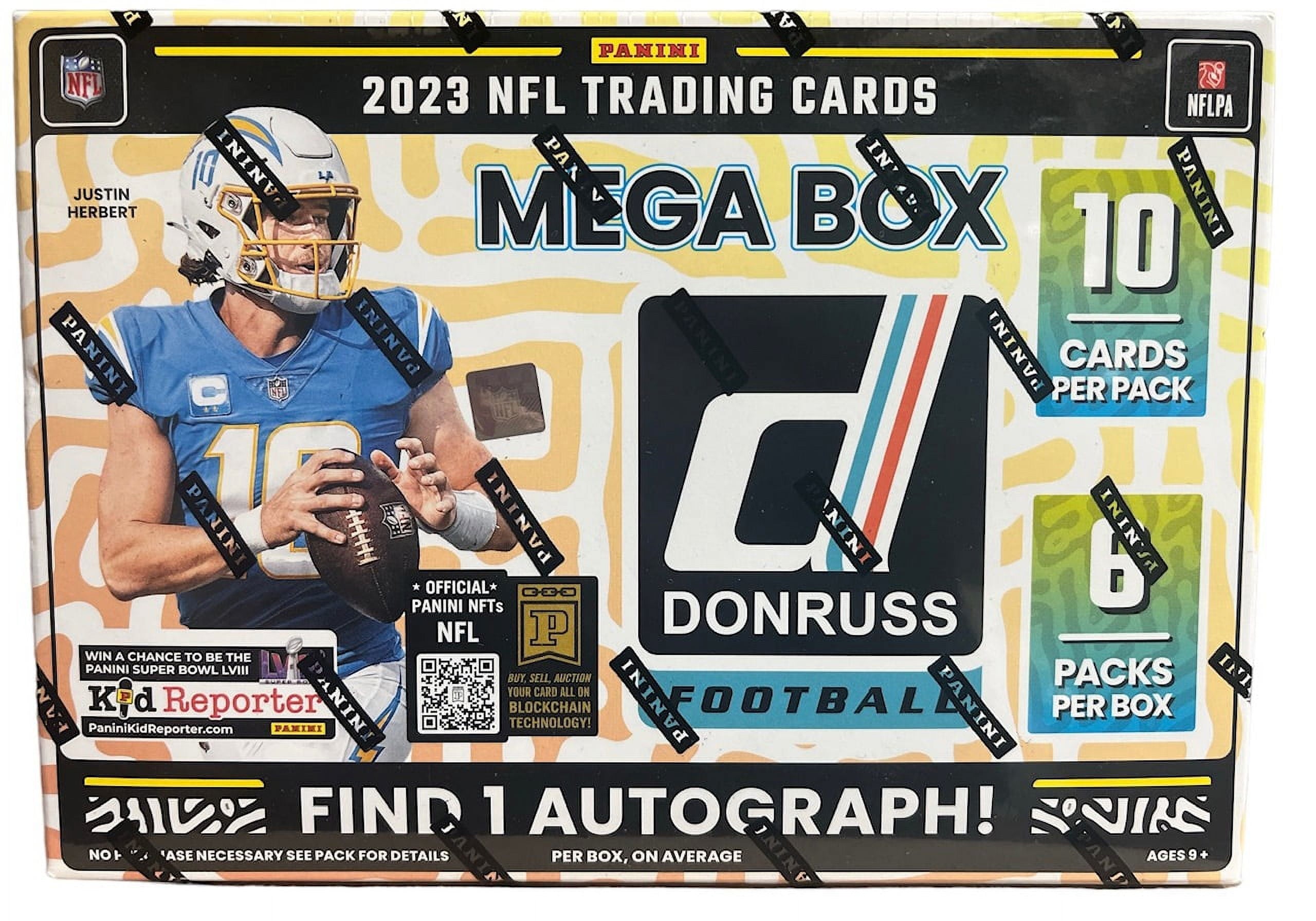 2023 Panini NFL Donruss Football Trading Card Mega Box
