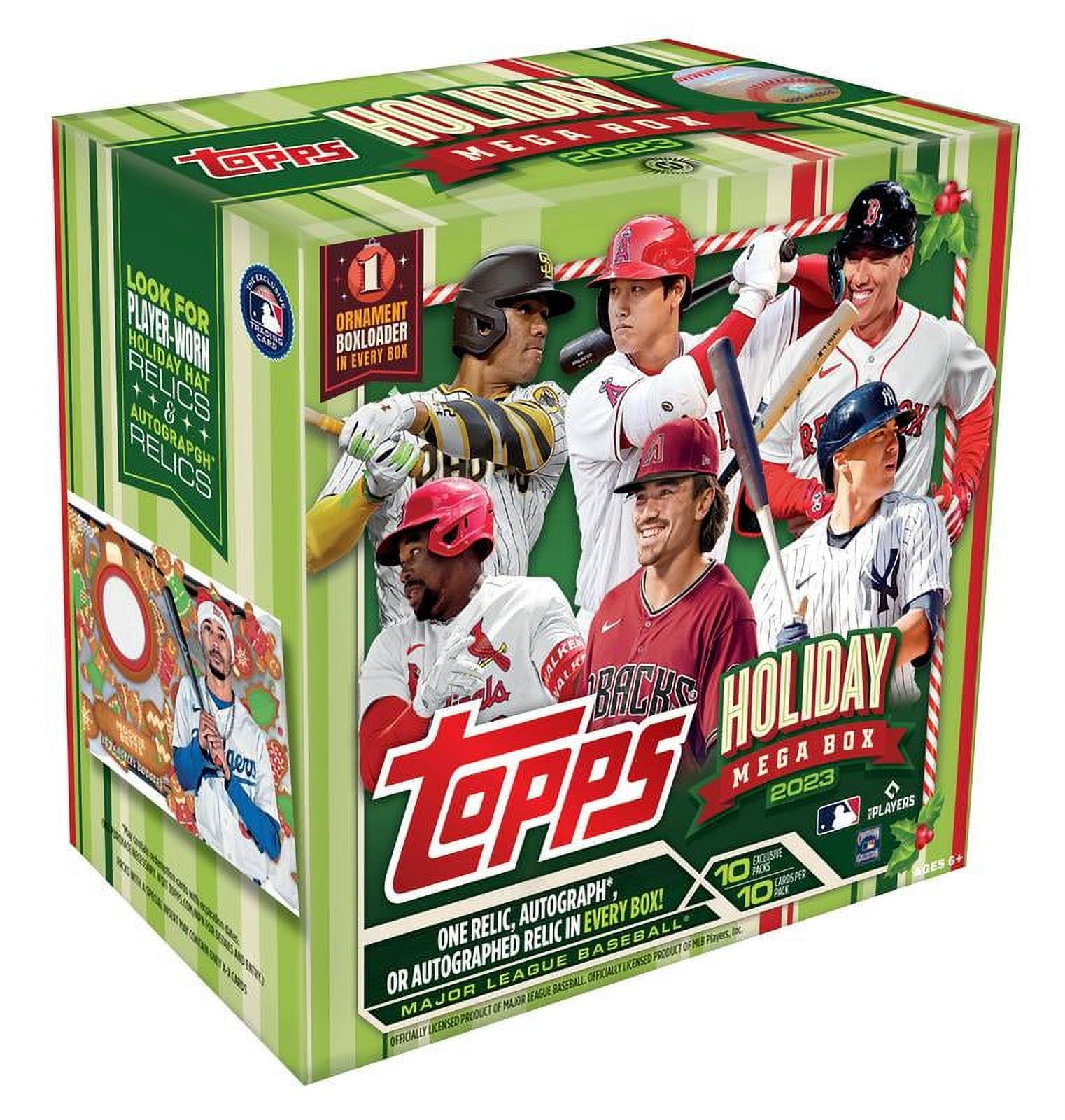 2023 Topps Holiday MLB Baseball Trading Cards Mega Box - 0.5 lb