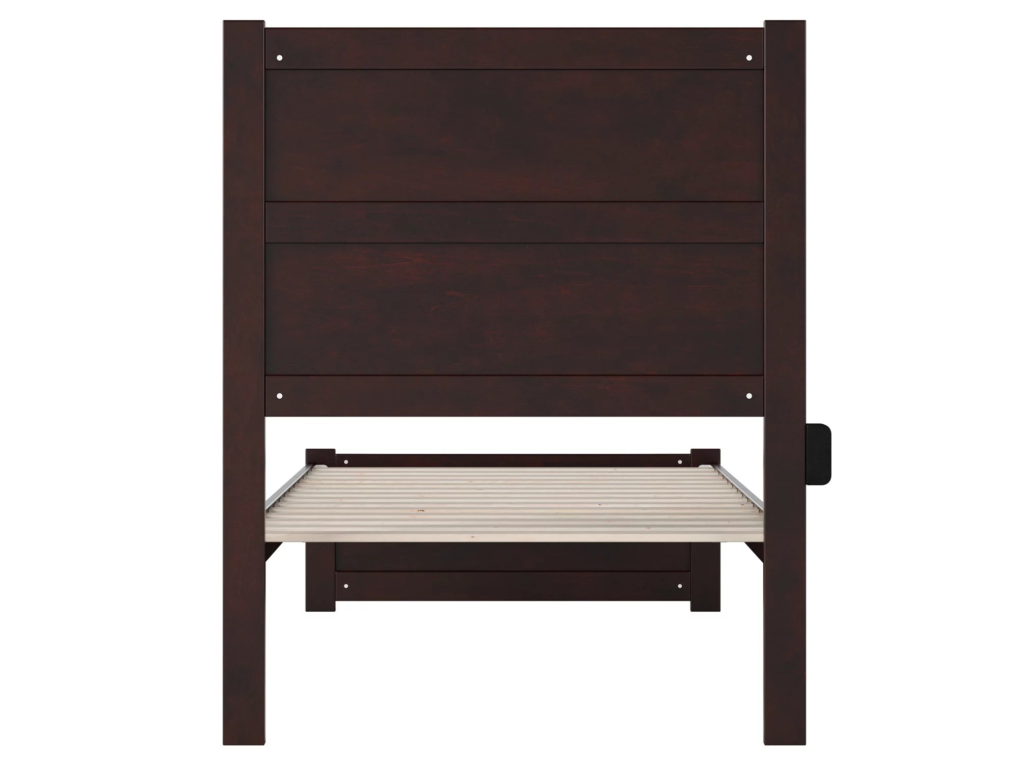 AFI NoHo 14" Twin XL Wood Platform Bed with Modern Panel Headboard & Footboard, Espresso