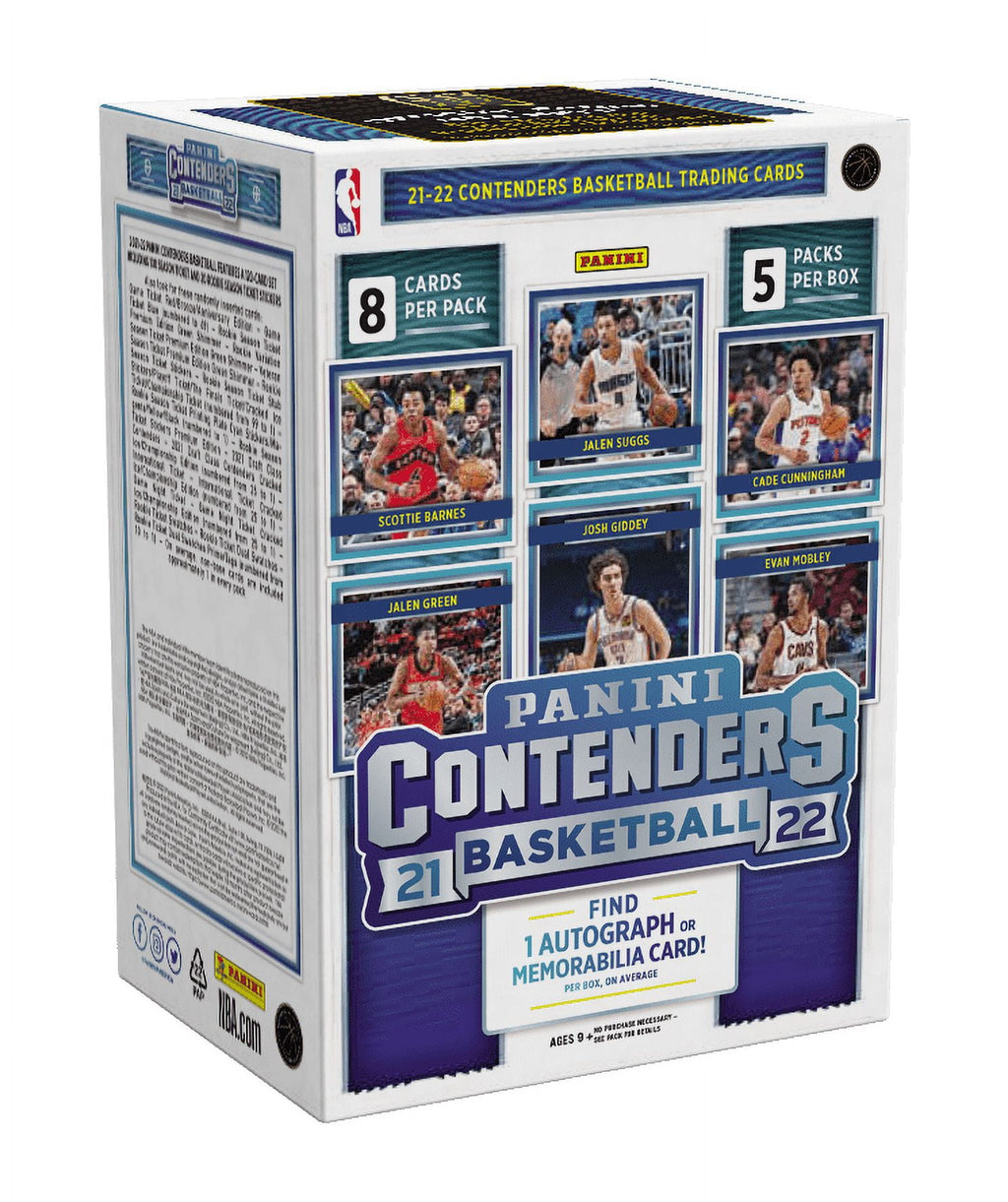 21-22 Panini Contenders Basketball Blaster Box Trading Cards