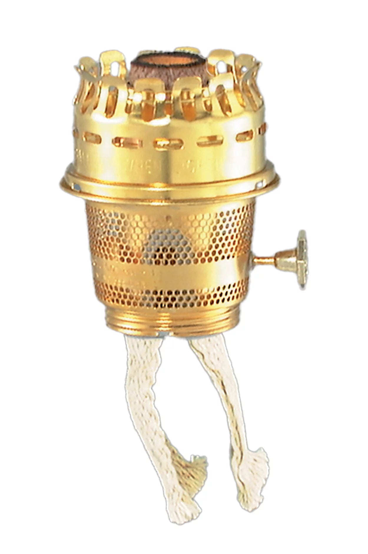 B&P Lamp® Brass Model 23 Aladdin Brand Burner For Heelless Chimney