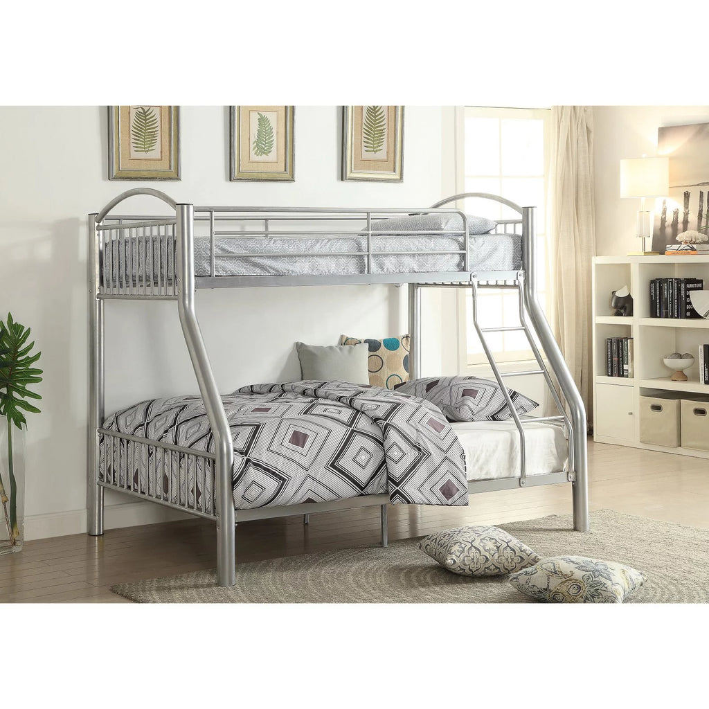 ACME Cayelynn Twin over Twin Metal Bunk Bed in Black