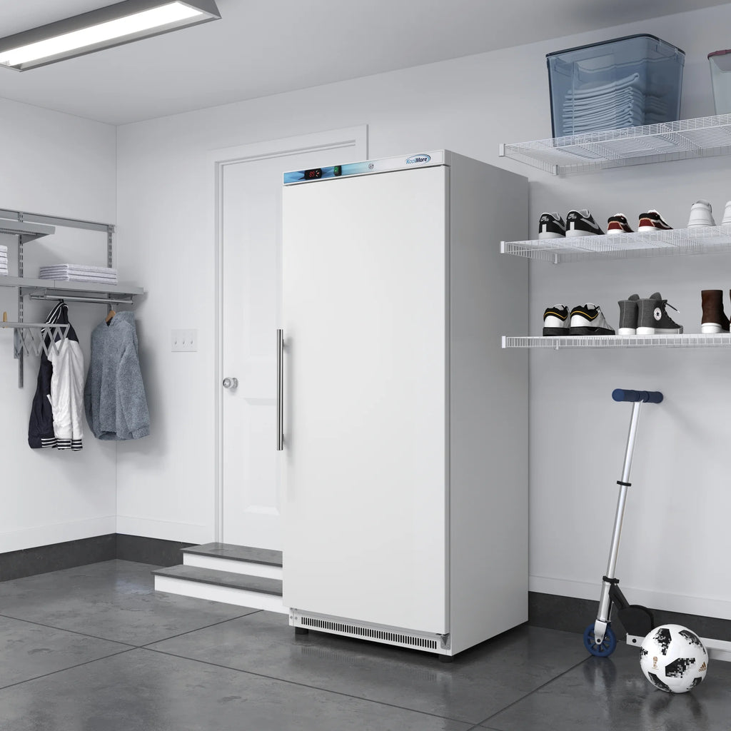 21 Cu. ft. Commercial Reach-in Freezer in White Manual Defrost (KM-FMD20WH)