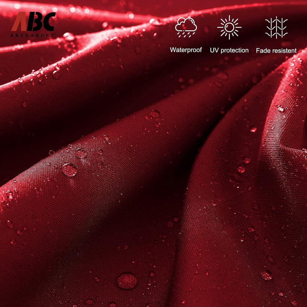 ABCCANOPY 10 FT Patio Umbrellas with Crank & Cross Base for Garden, Backyard, Pool and Beach, 12+ Colors(Turquoise)