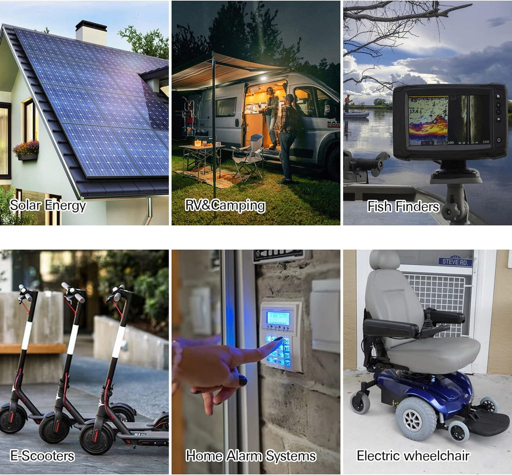 1Autodepot 12V 100Ah LiFePO4 Lithium Battery, Up to 8000 Cycles, Built-in Smart BMS, Perfect for RV, Solar, Marine, Overland/Van, and Off Grid Applications