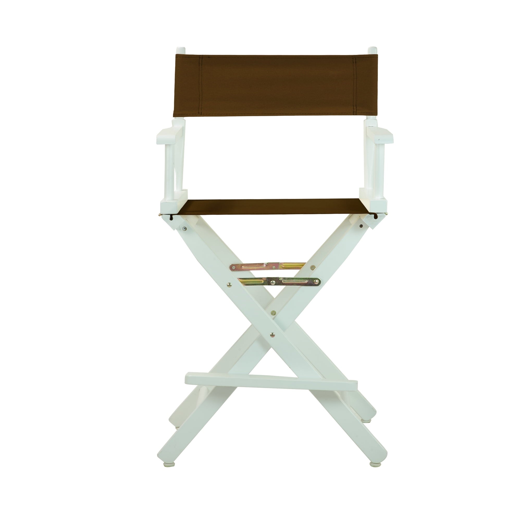 "24" Director's Chair White Frame-Purple Canvas"