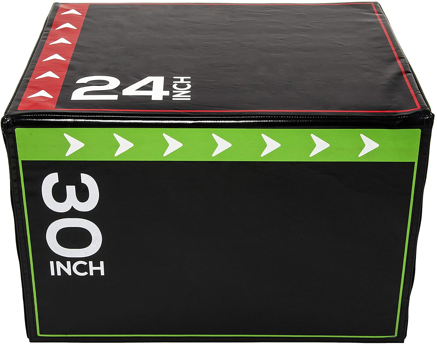 BalanceFrom 3 in 1 - 20"x24"x30" Foam Plyometric Box Jumping Exercise, 16-Pound