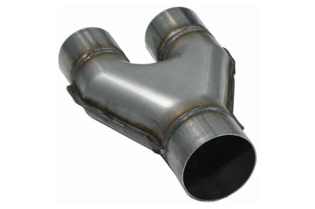 All-Stainless Dual Exhaust Kit Ford F-150 04-14 Y Pipe Slash Tip Rear Exit