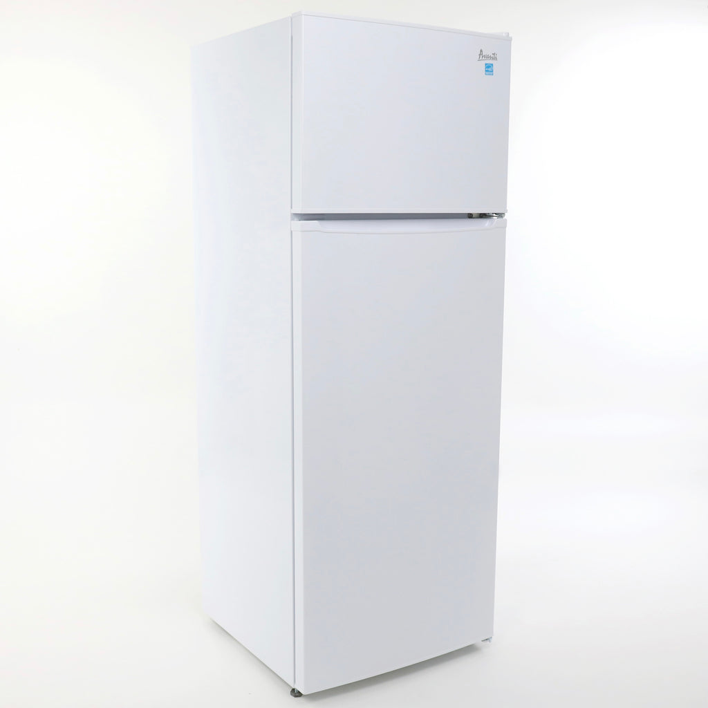 Avanti RA75V0W 7.4 Cu Ft Apartment Size Compact Refrigerator/Freezer, White