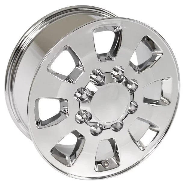 18 inch Rim fits 2011-2018 GMC Sierra 2500/3500 8x180 Chrome 18x8 Wheel Direct Fit