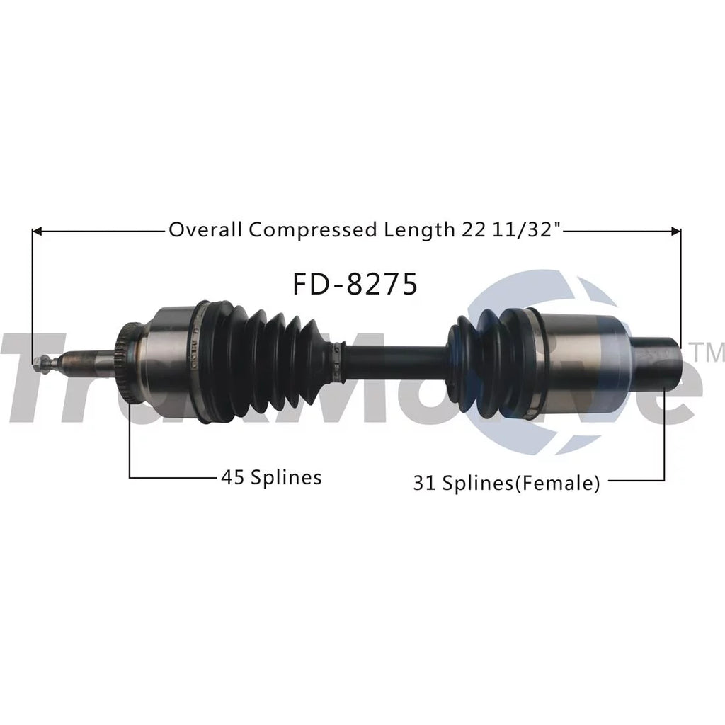 2PCS TrakMotive Front Left Front Right CV Axle Shaft For Ford F-150 2015-2018