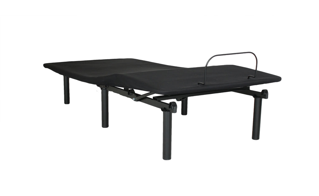 Andoer Adjustable Bed Base - Fold to half-TXL Motorized Head and Foot Incline - Quick and Easy Assembly