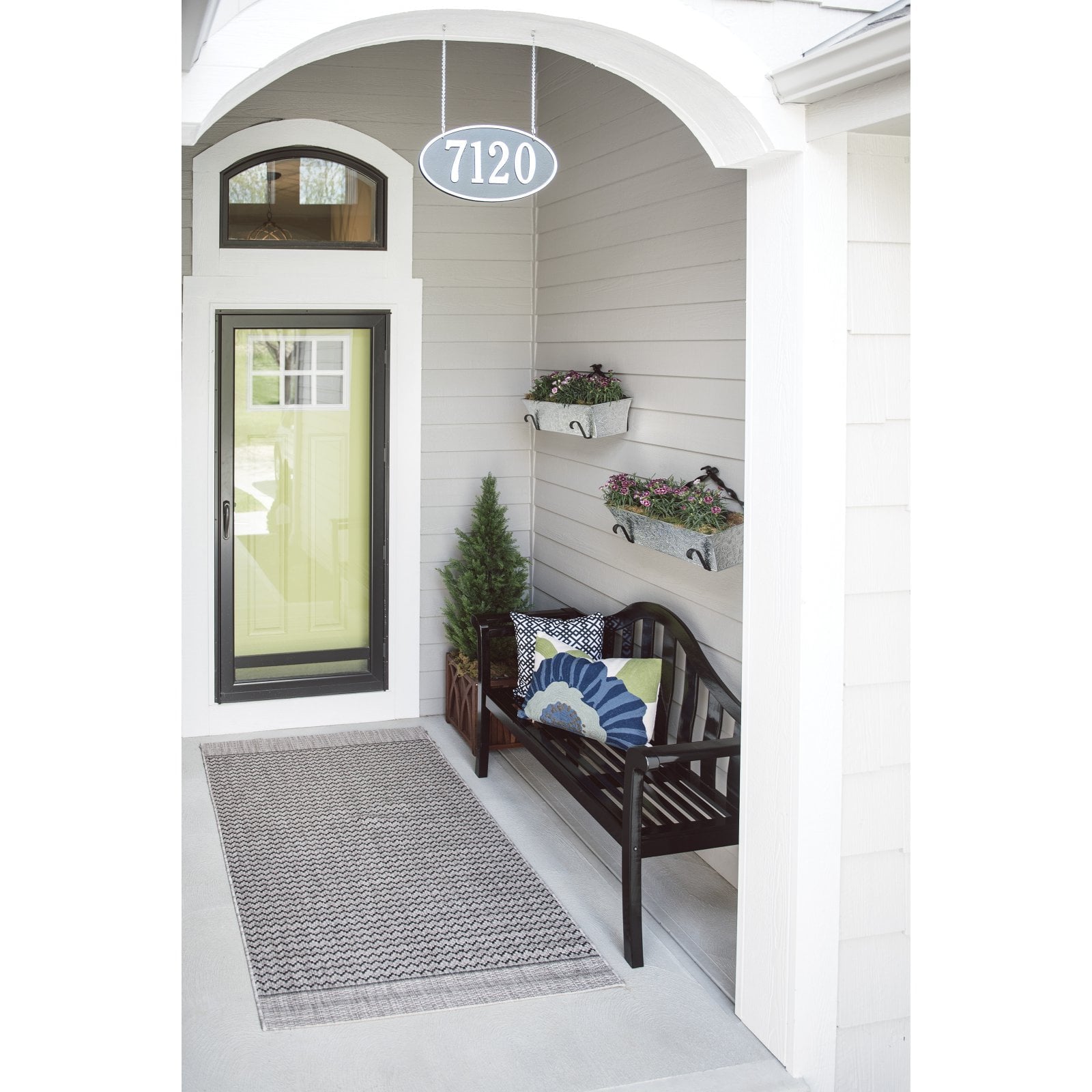 Achla Designs Black Camelback Bench