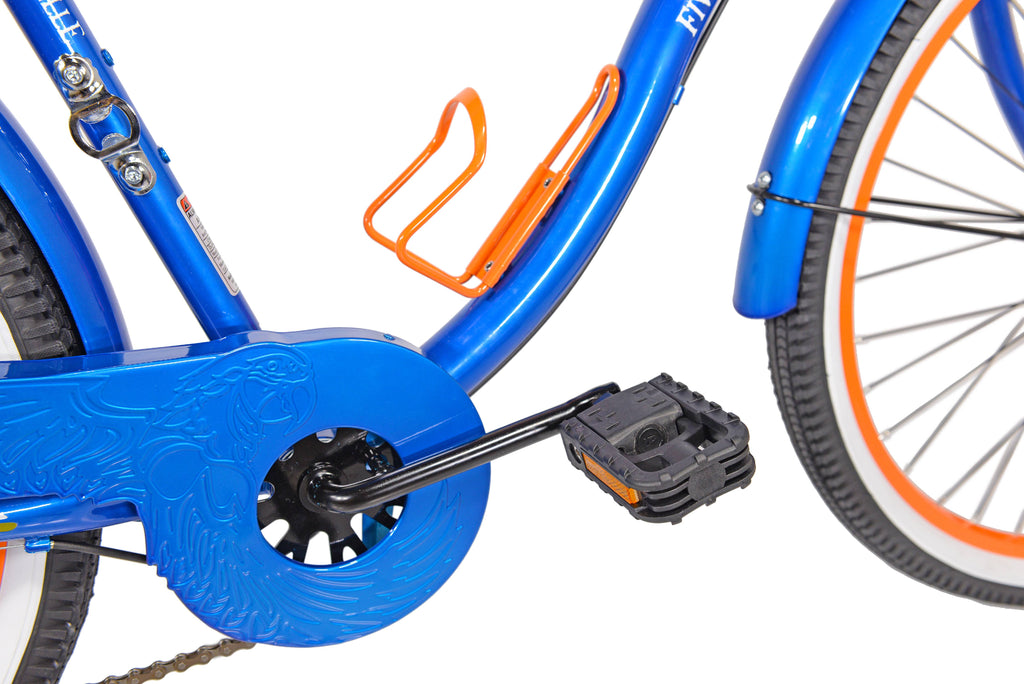 BCA 26 Inch Margaritaville Multi-Speed Cruiser Men's Bike, Blue