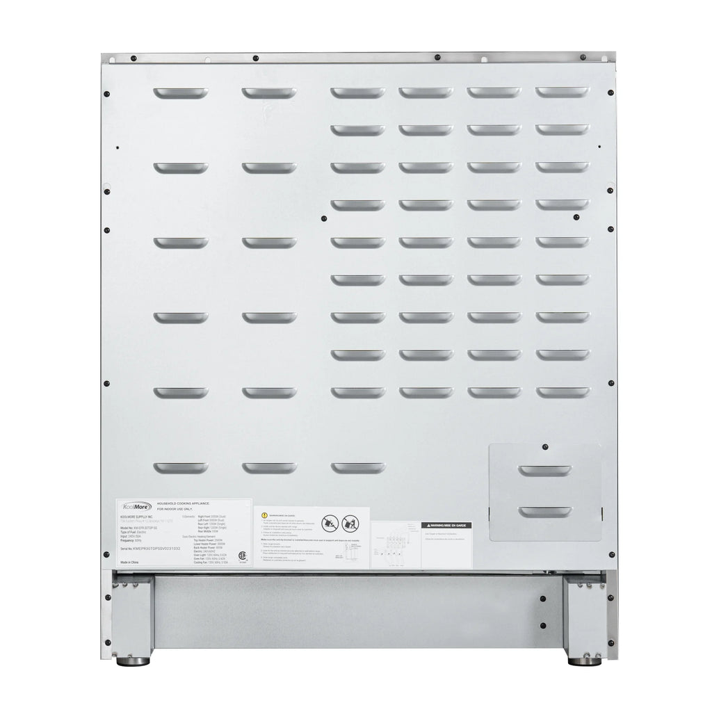 30 Inch Electric Range Professional Range with Tilt Panel Digital controls