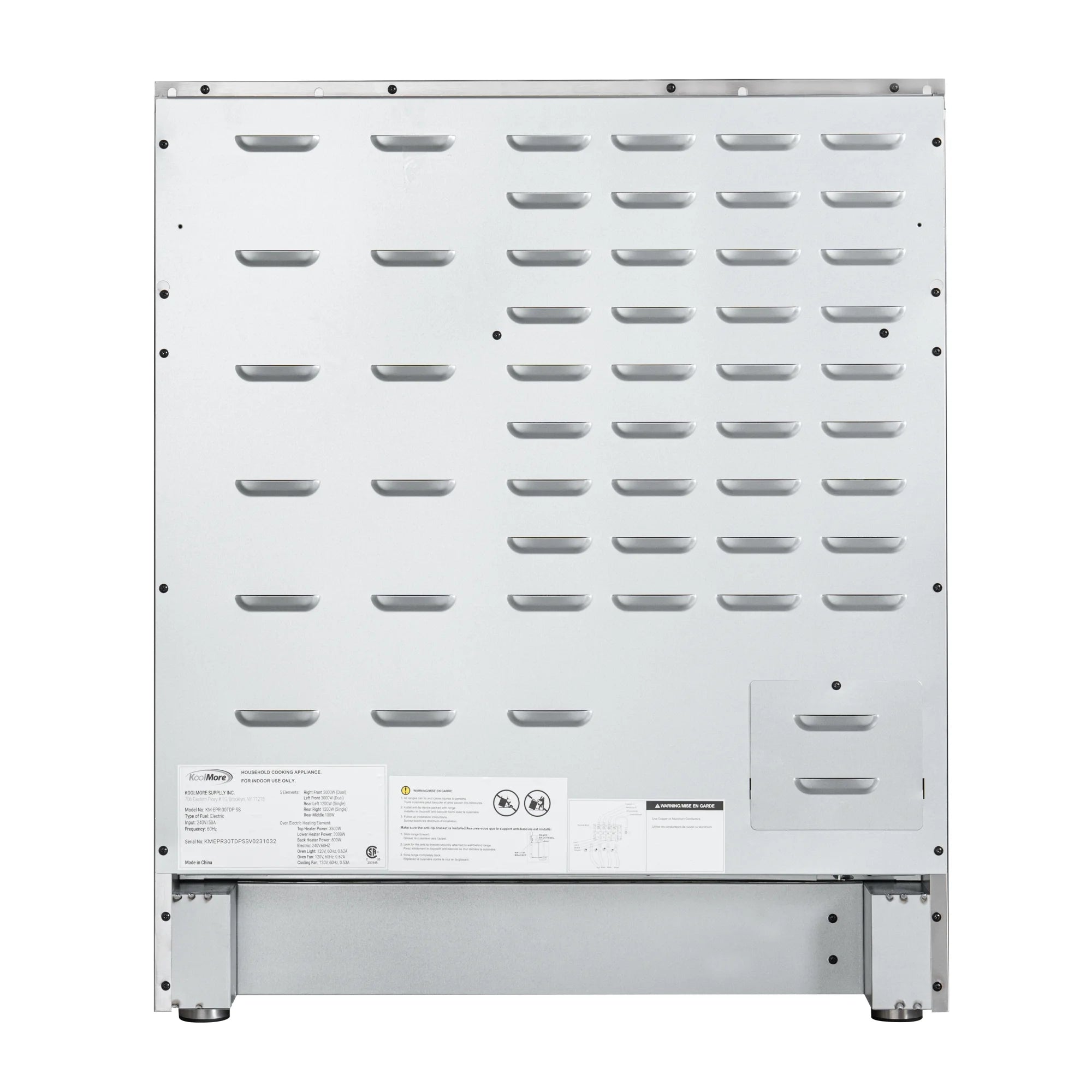 30 Inch Electric Range Professional Range with Tilt Panel Digital controls