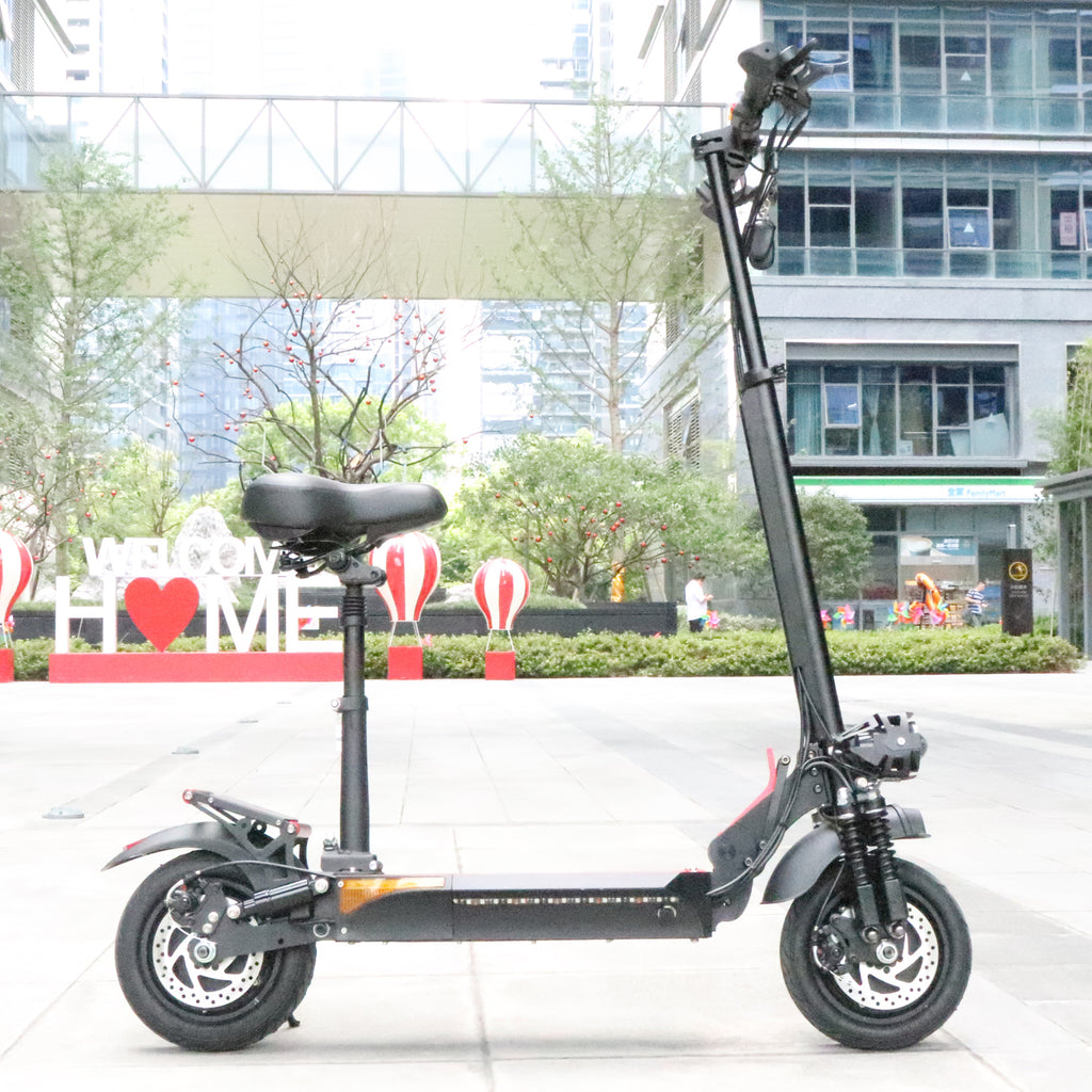 AJOOSOS X500 Electric Scooter with Seat - 40 mph Max Speed, 40 Miles Long Range, 2000W Dual Motor, 300lbs Max Load, Foldable E Scooter for Adults