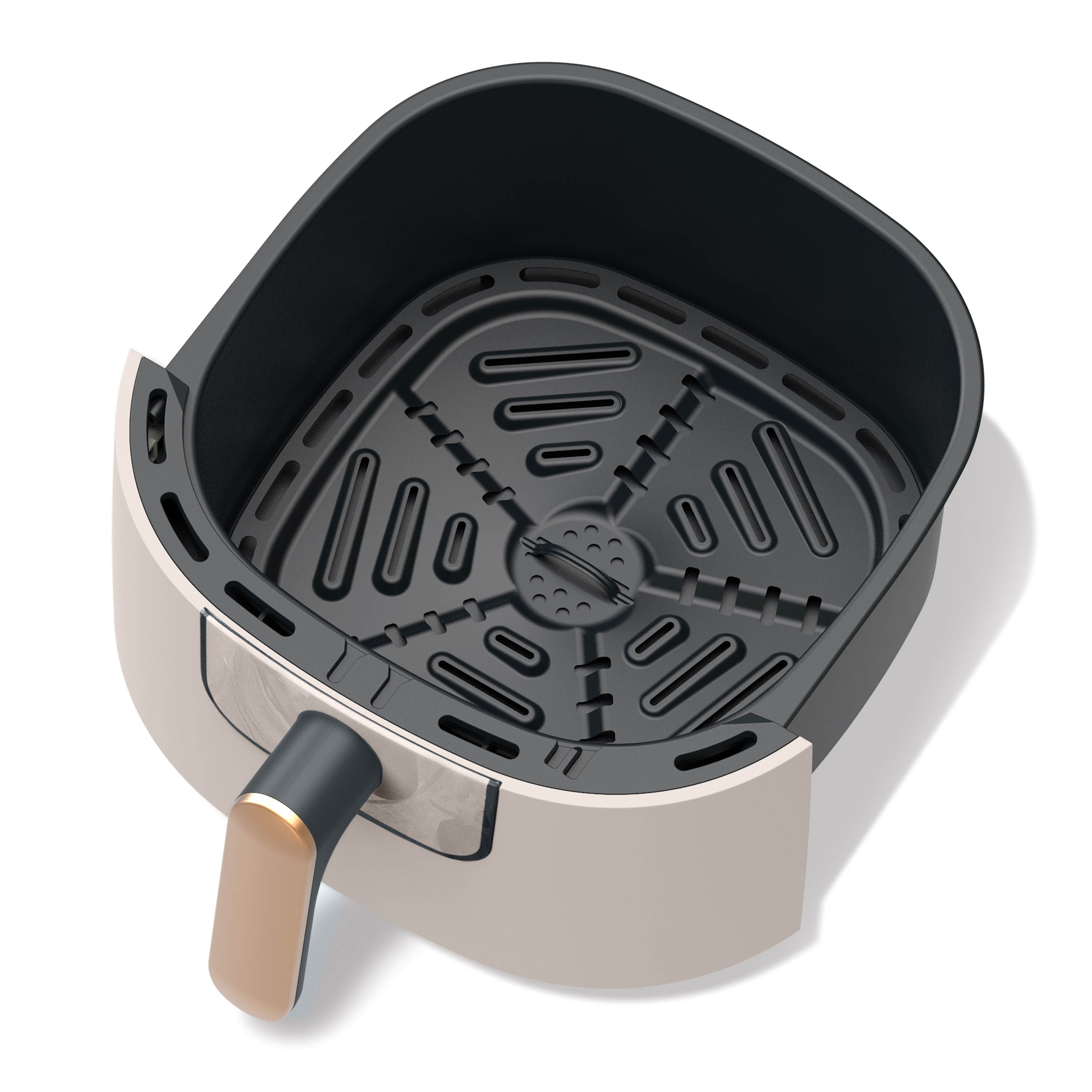 Beautiful 6 Qt Air Fryer with TurboCrisp Technology and Touch-Activated Display, White Icing by Drew Barrymore