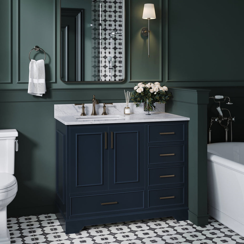 Ariel M043slcw2rvo Stafford 43" Free Standing Single Basin Vanity Set - Grey