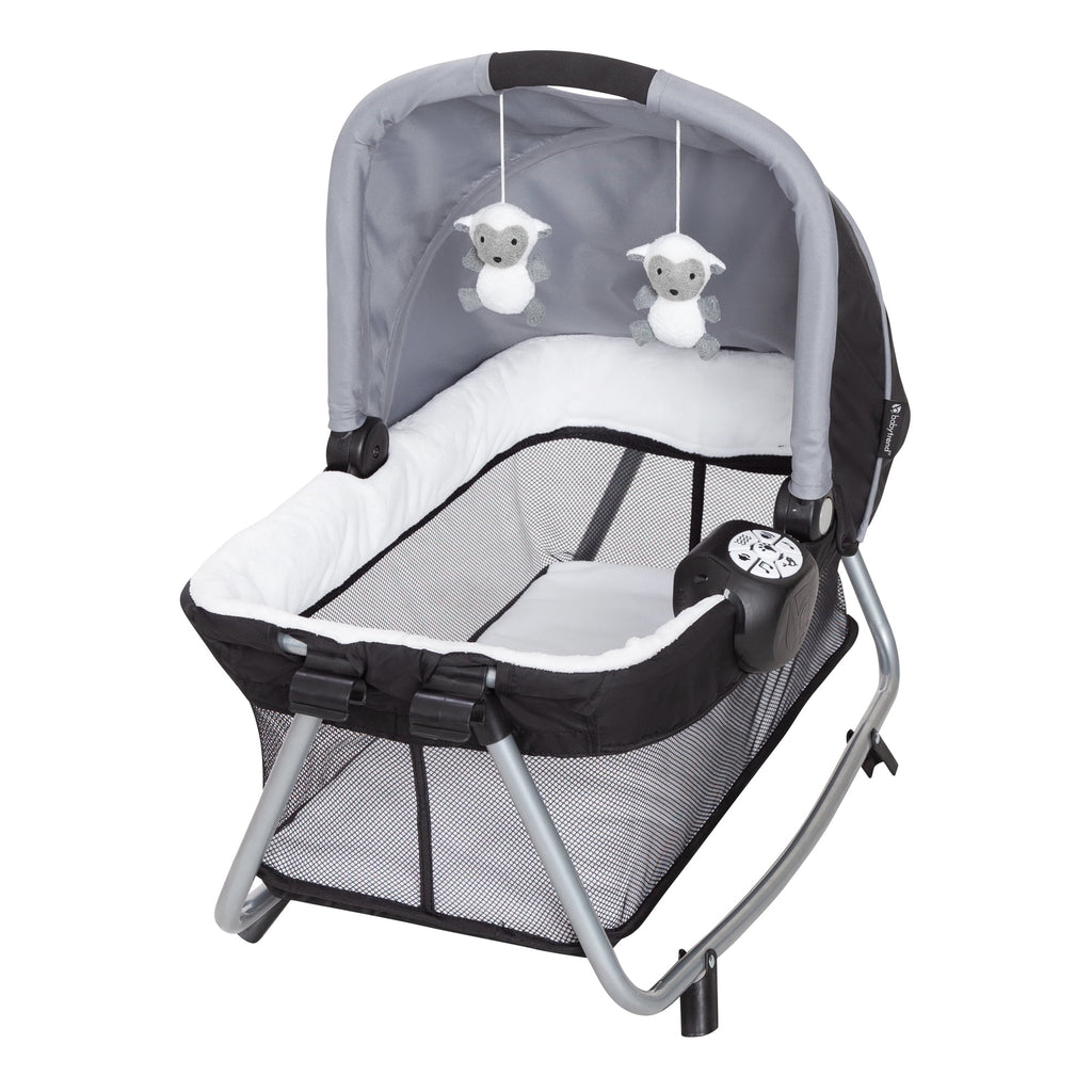 Baby Trend Simply Smart Nursery Center Playard with Bassinet and Travel Bag - Whisper Grey