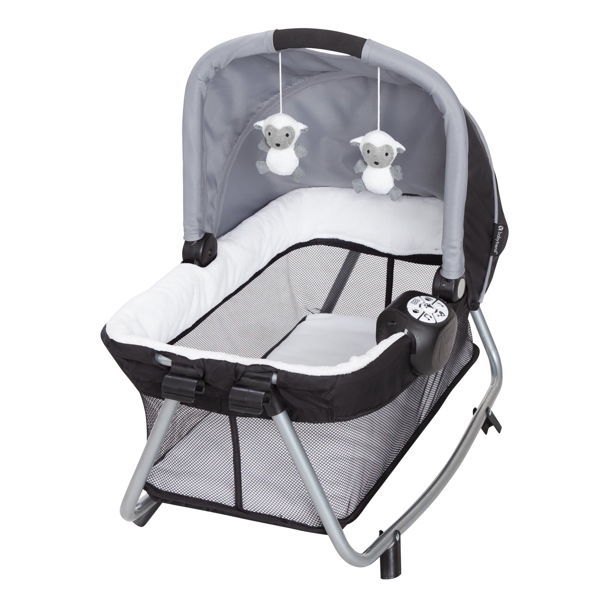Baby Trend Simply Smart Nursery Center Playard with Bassinet and Travel Bag - Whisper Grey