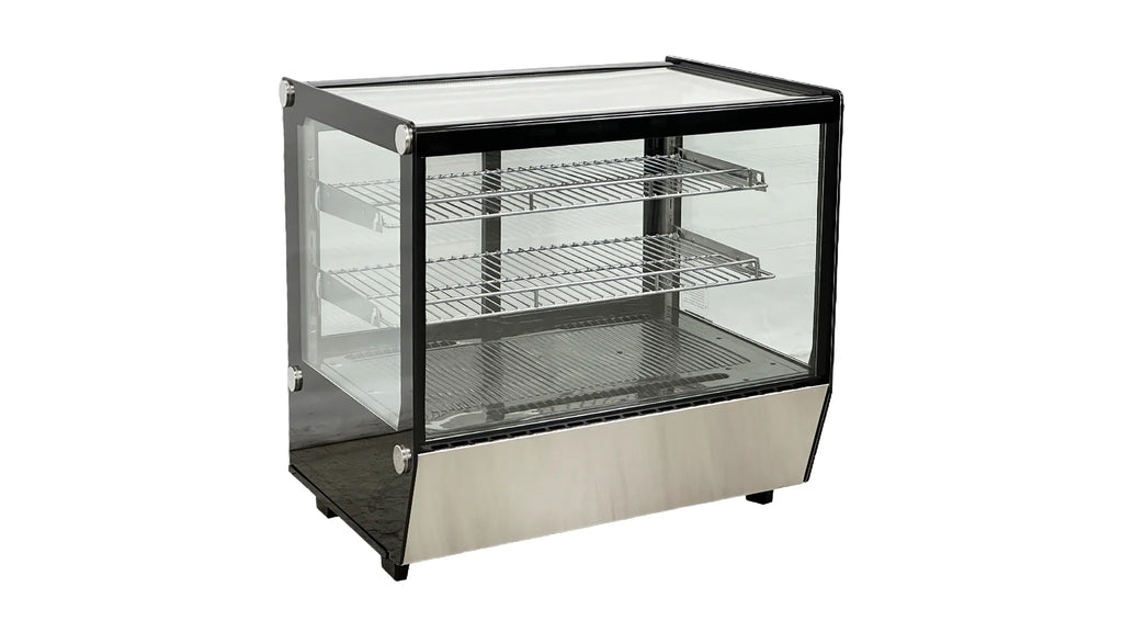 23 in. 4.2 Cu.Ft Countertop Refrigerator, Bakery Display Case, Commercial Refrigerator 23''x18.6''x22.5''