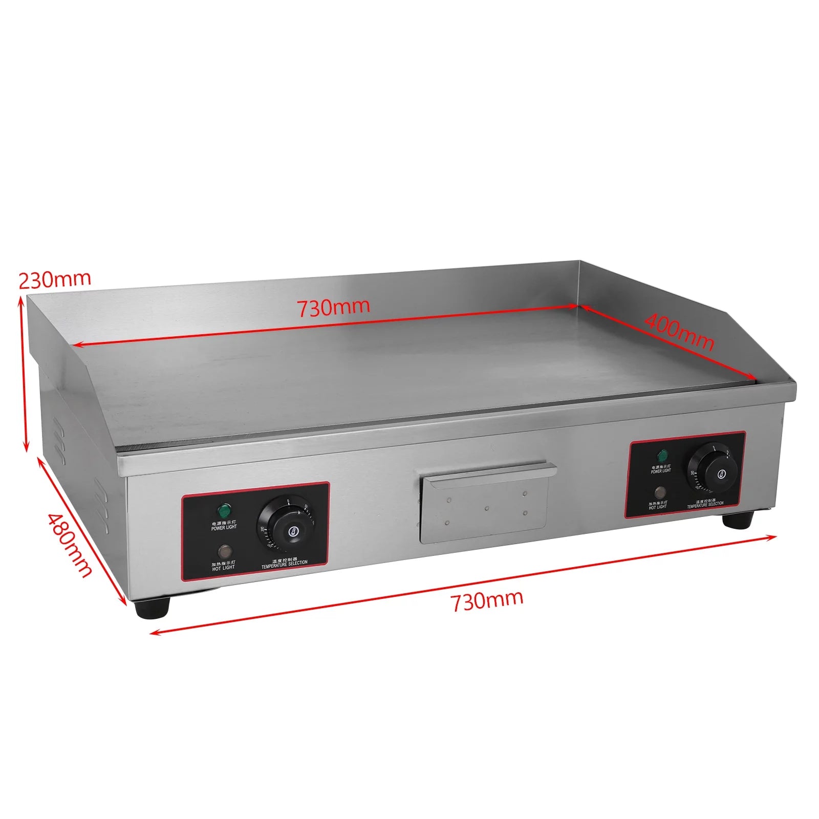 4400W 30" Commercial Electric Countertop Griddle High performance Countertop Grill