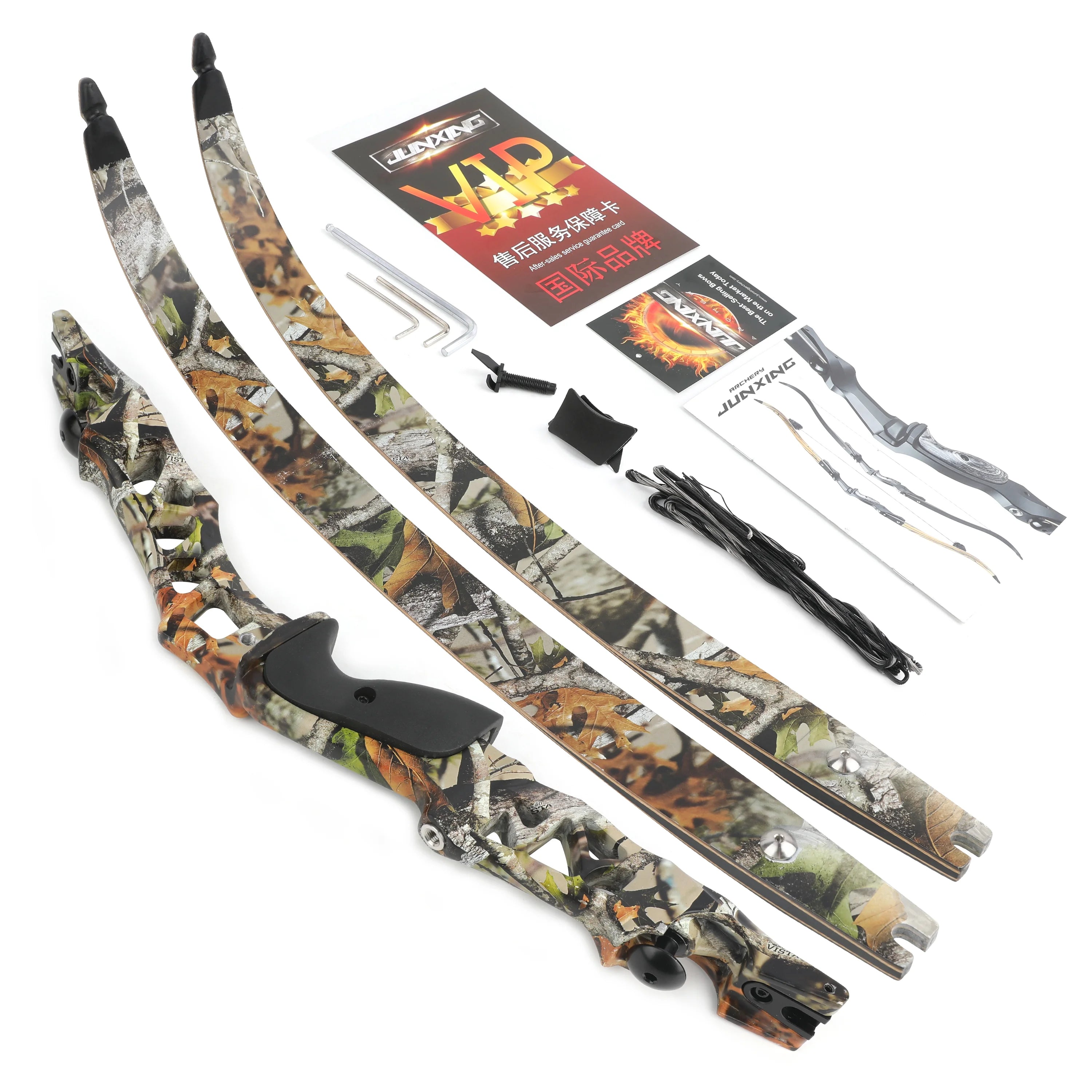 64 inch 30-60 lbs Outdoor Shooting Alloy Material Jungle Coating Hunting and Archery Adult Bow （camo 40lbs）