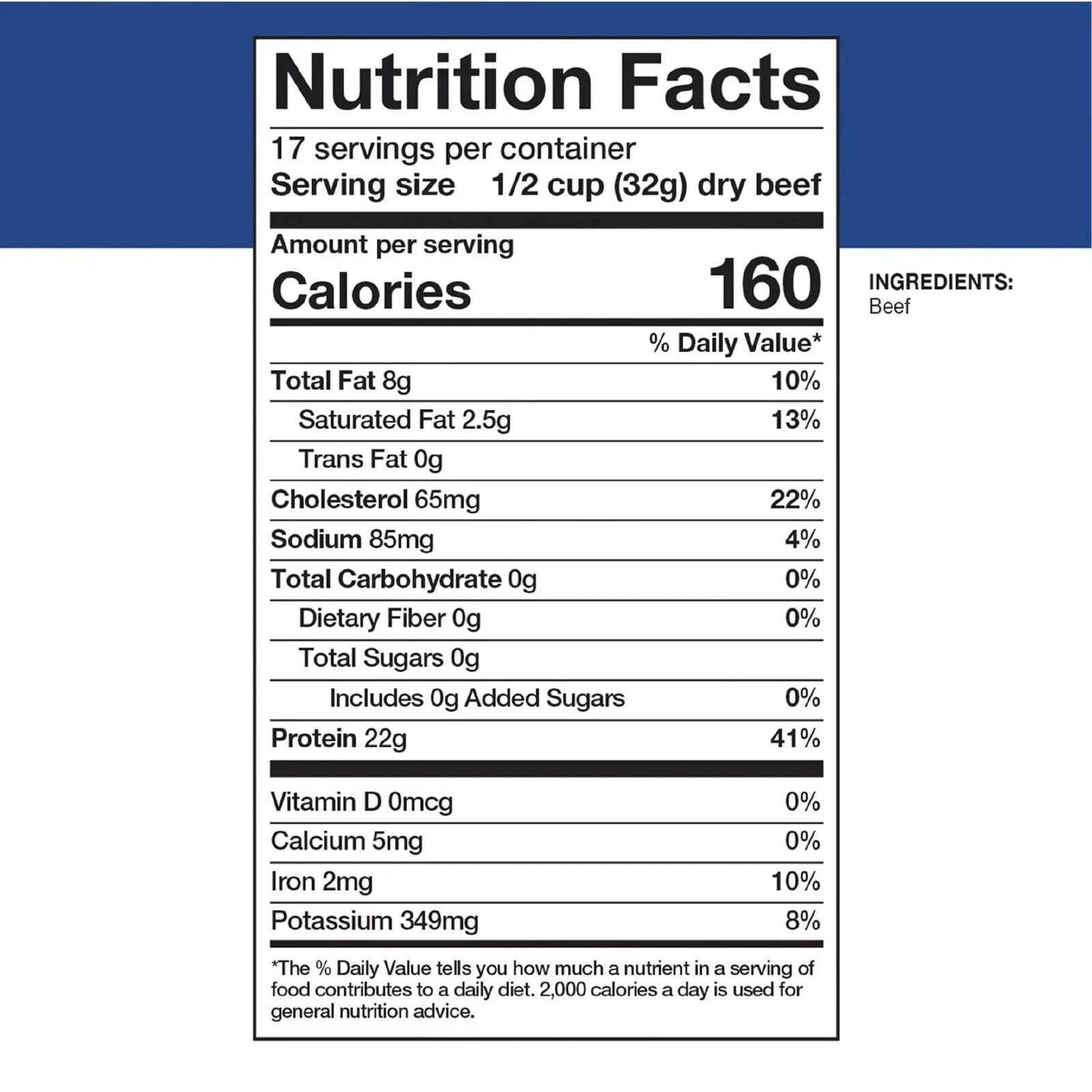 (6 Cans Pack) Mountain House Shredded Beef Limited Edition  Freeze Dried Survival Emergency Camping Food Fully Cooked #10 / 17 Servings / Can