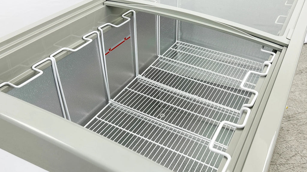 50 in. Commercial Chest Freezer 13 Cu.ft. White, Ice Cream Chest Freezer