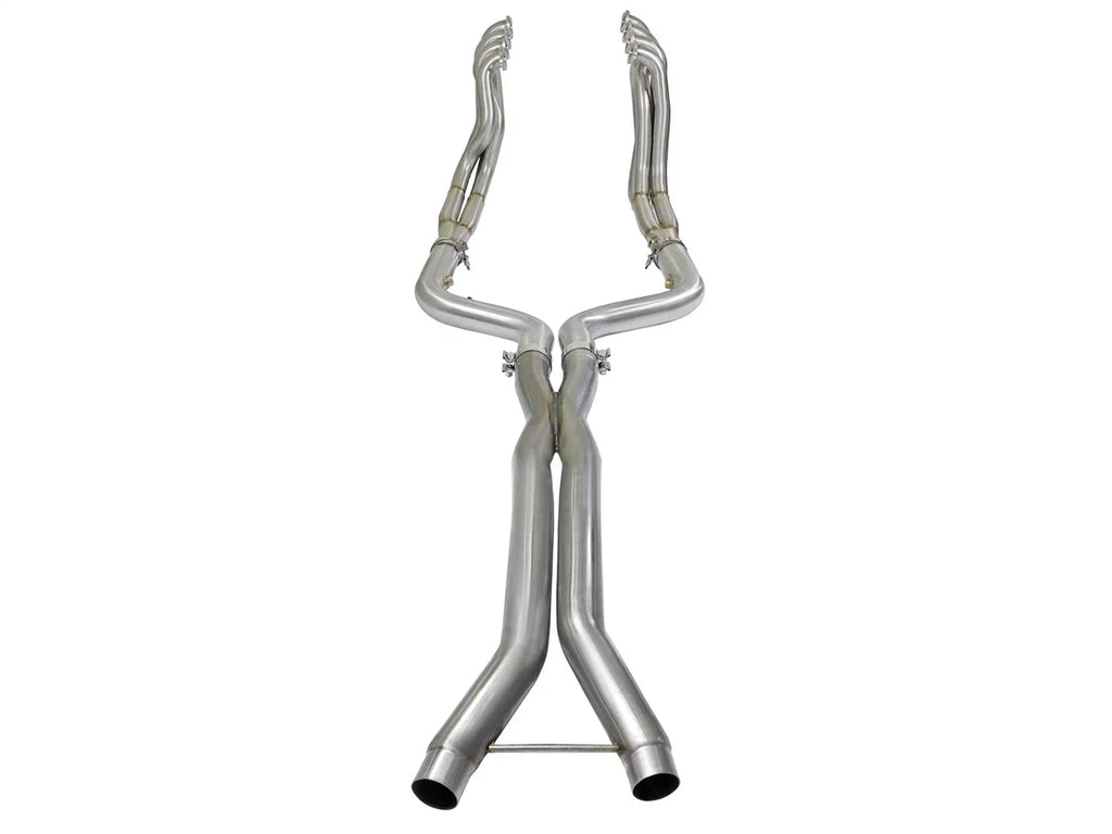 aFe Power 48-34127-YN Twisted Steel Tri-Y Header/X-Pipe (Race), (Non-Carb Fits select: 2016-2021 CHEVROLET CAMARO SS