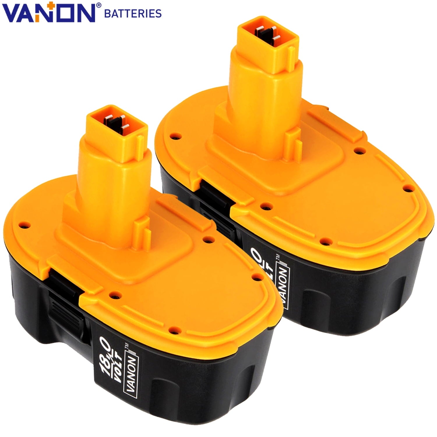 2Pack DC9096 18V 4.8Ah Ni-MH Battery For Dewalt DC9096-2 DC9096-2S Battery XRP DC9096 DC9098 DE9095 DE9096 DW9098 DW9096