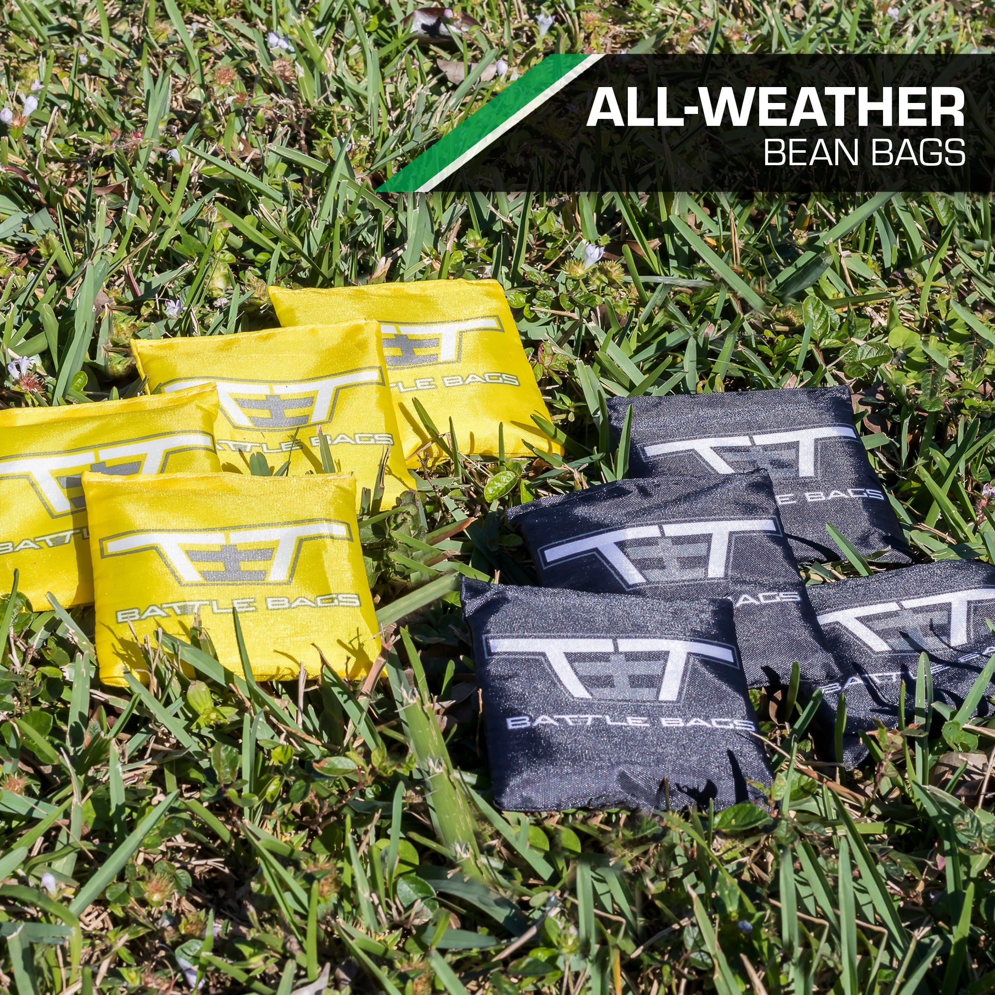 Battle Bags Outdoor Bean Bag Toss Game Set by EastPoint Sports - Cornhole Tossing Game