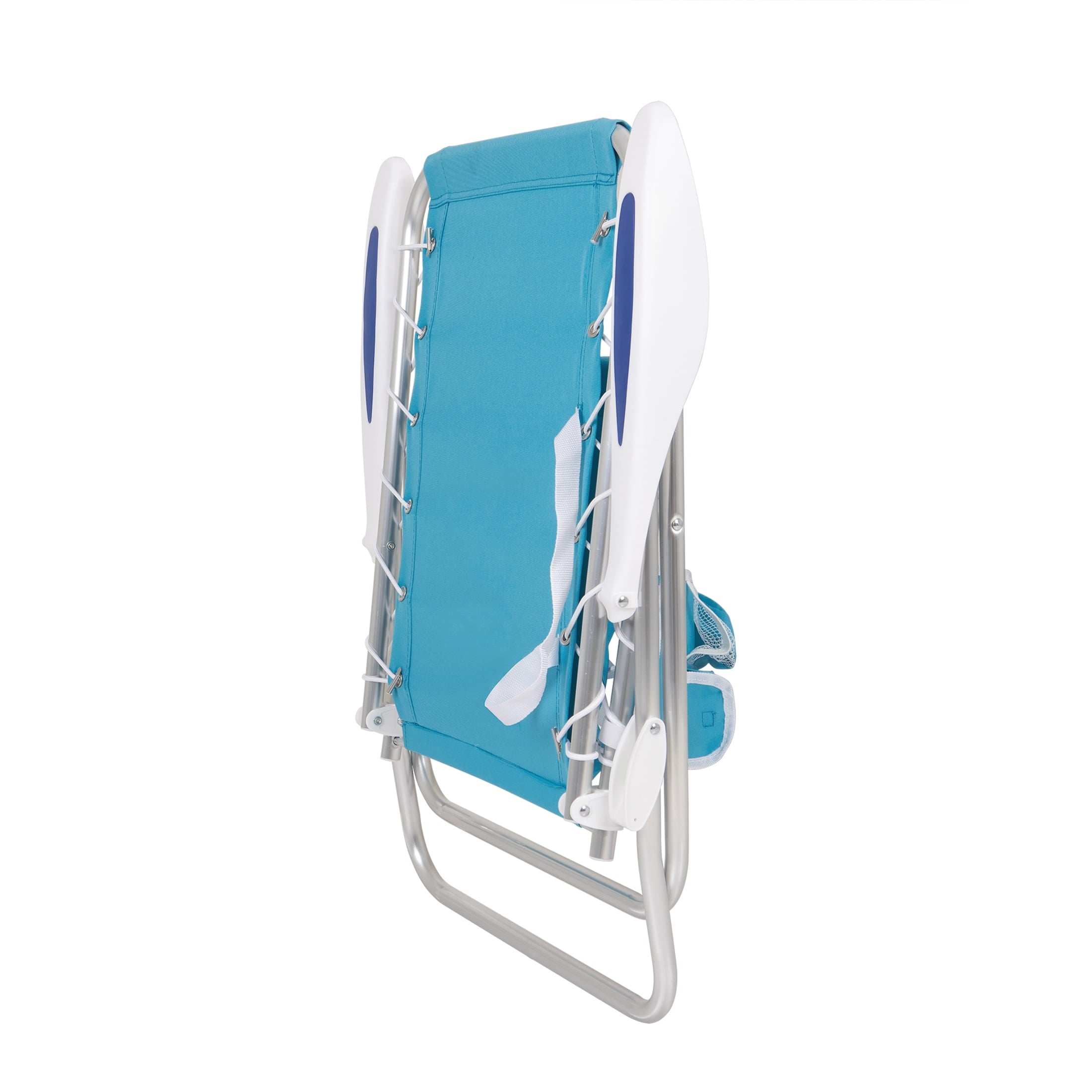 2-Pack Mainstays Reclining Bungee Beach Chair, Teal
