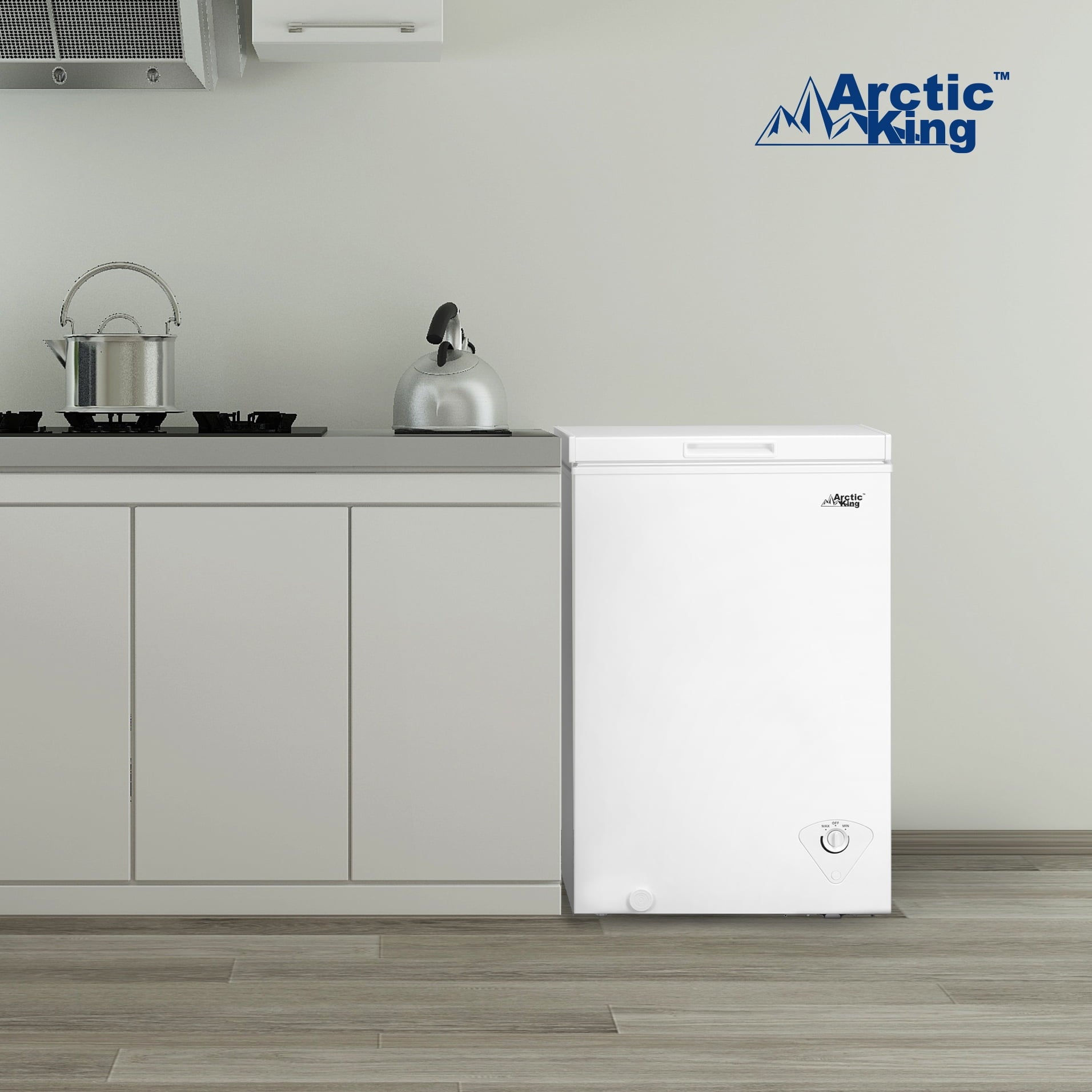Arctic King 3.5 Cu ft Chest Freezer, White, ARC04S1AWW